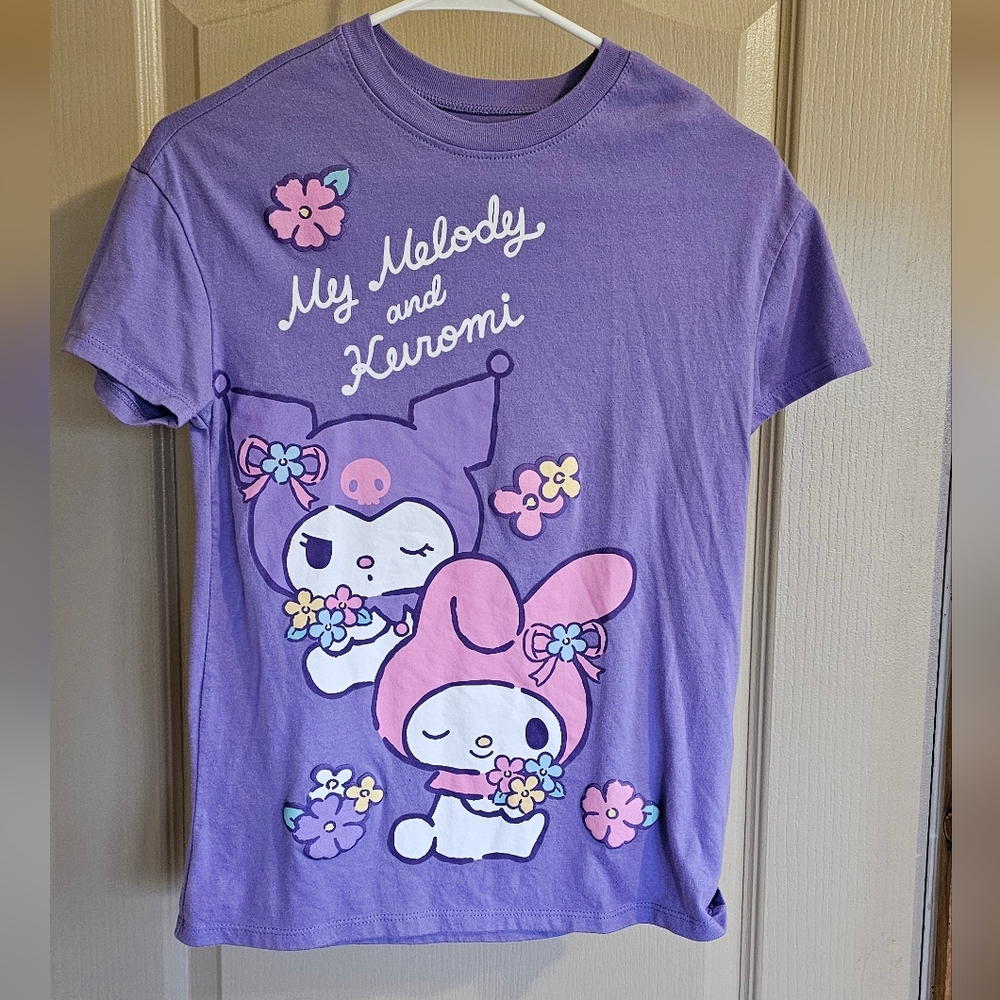 Kuromi XS Purple T Shirt My Melody By Sario Collab
